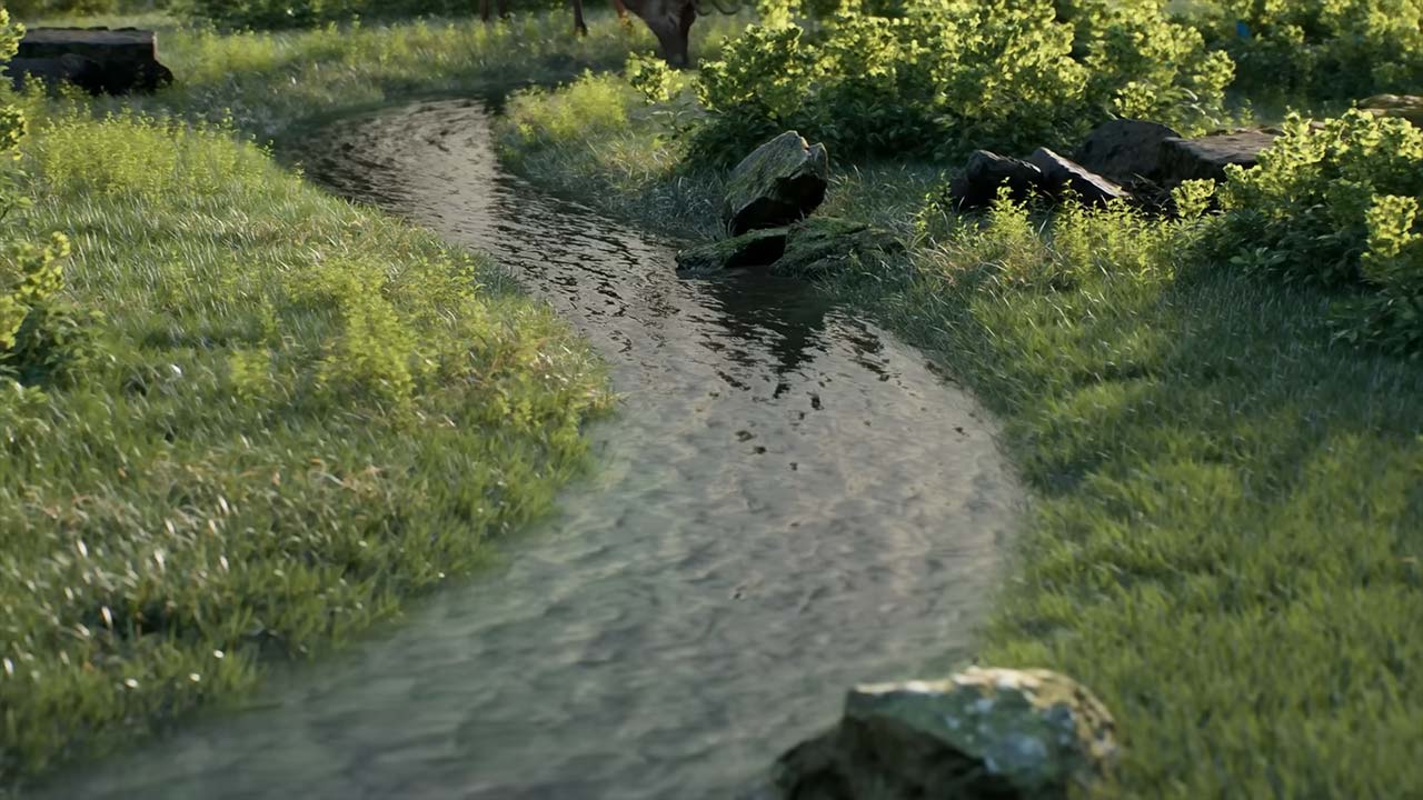 What’s new in D5 Render 2.6 - Flowing Water Material