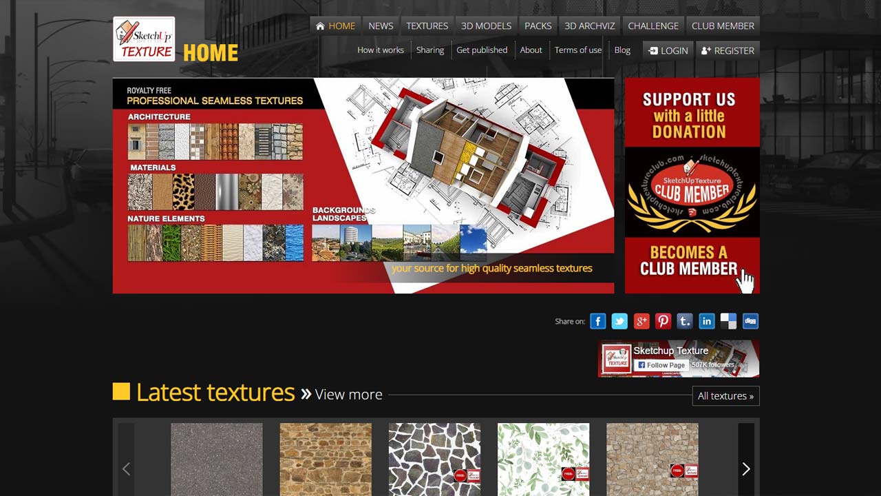 Free Texture Sites SketchUp Texture Club